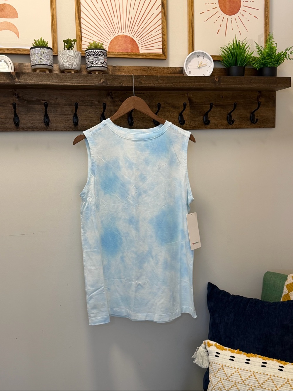 NWT lululemon All Yours Organic Tank *Wash, Size Large, Color SWBY